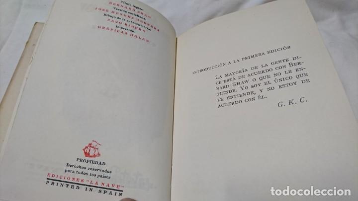 Libros de segunda mano: GEORGE BERNARD SHAW, EDICIONES LA NAVE - Foto 3