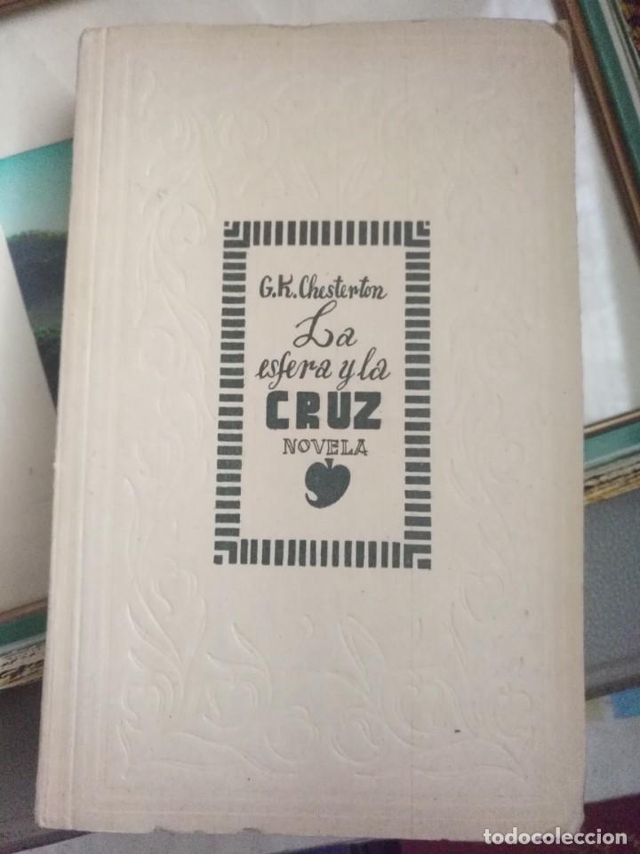 Libros de segunda mano: La esfera y la cruz  novela ( estante oloron ) - Foto 1