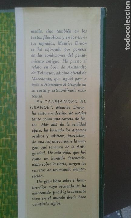 Libros de segunda mano: Alejandro el Grande, Maurice Druon - Foto 4