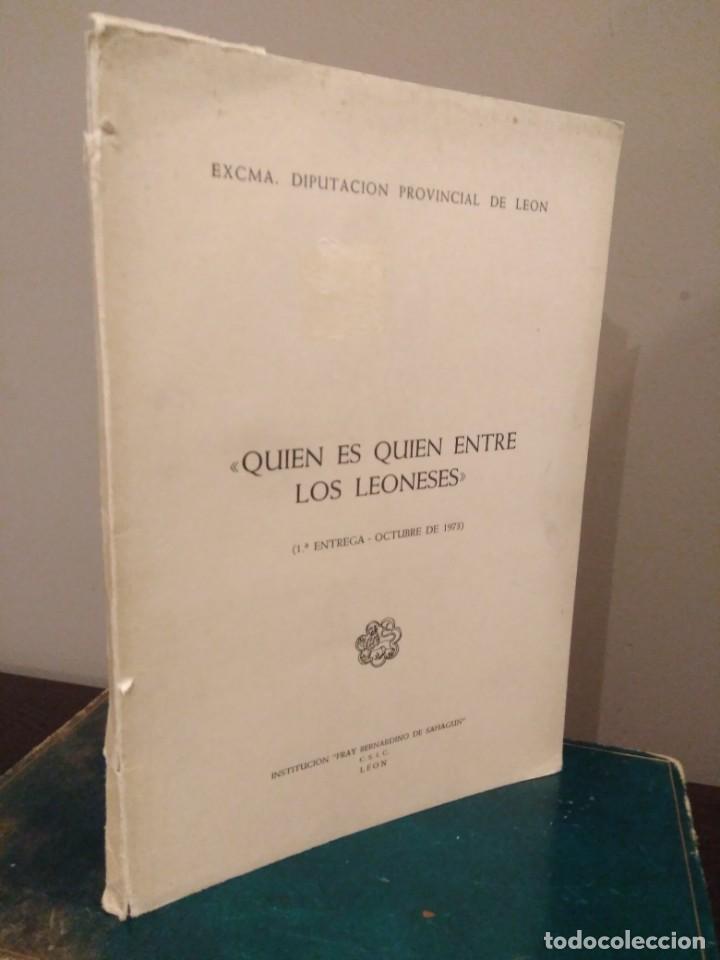 Gebrauchte B&uuml;cher: QUIEN ES QUIEN ENTRE LOS LEONESES - DIPUTACI&Oacute;N PROVINCIAL DE LEON 1973.