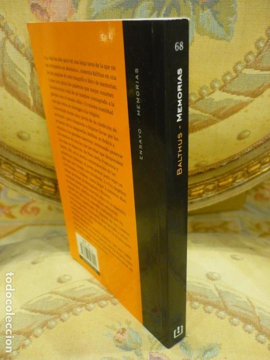 Libros de segunda mano: MEMORIAS, DE BALTHUS. - Foto 2