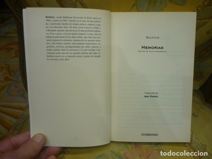 Libros de segunda mano: MEMORIAS, DE BALTHUS. - Foto 5