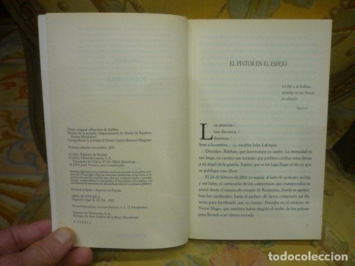 Libros de segunda mano: MEMORIAS, DE BALTHUS. - Foto 6