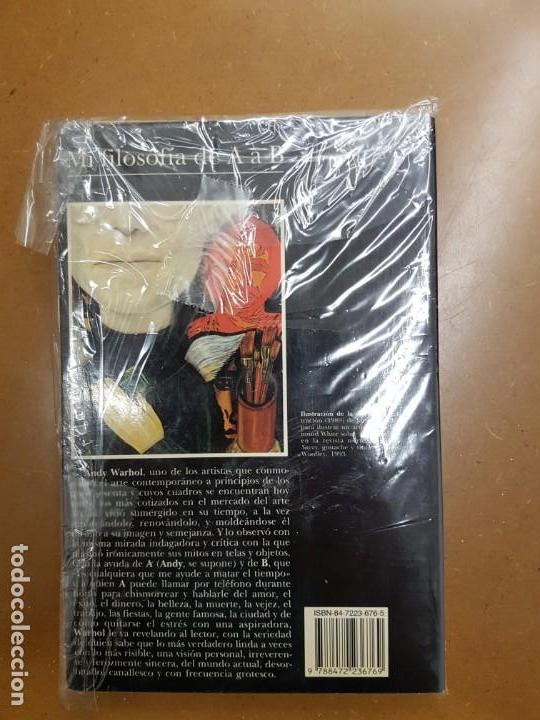Libros de segunda mano: ANDY WARHOL,MI FILOSOF&Iacute;A DE A a B Y DE B a A - Foto 2