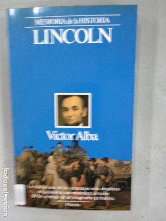 Libros de segunda mano: LINCOLN - ALBA, V&Iacute;CTOR - Foto 1