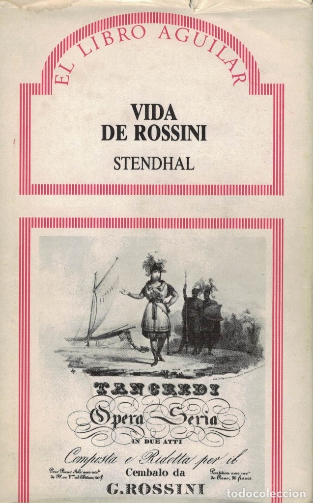 Libros de segunda mano: Stendhal, Vida de Rossini - Foto 1