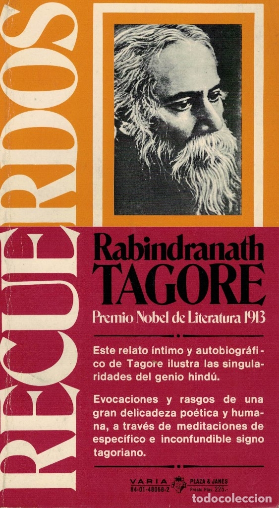 Libros de segunda mano: Rabindranath Tagore, Recuerdos - Foto 1