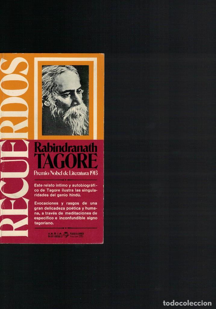 Libros de segunda mano: Rabindranath Tagore, Recuerdos - Foto 2