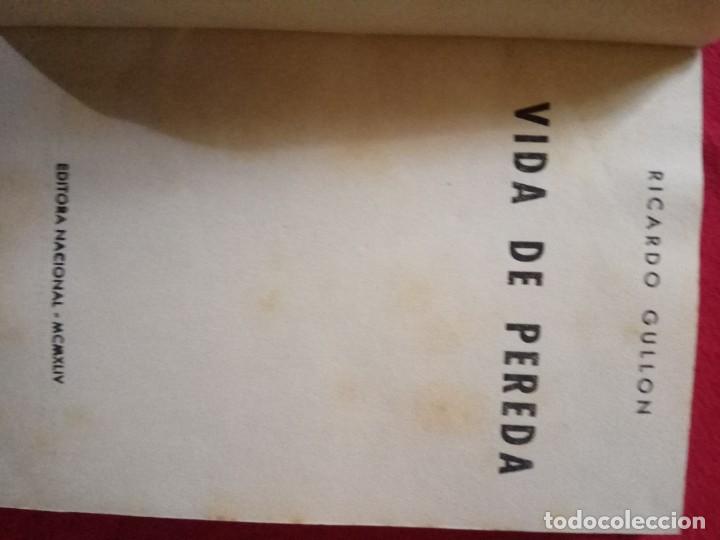 Libros de segunda mano: VIDA DE PEREDA / RICARDO GULLON.1944. - Foto 4