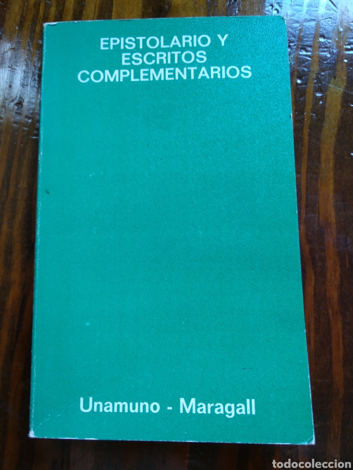 Libros de segunda mano: EPISTOLARIOS Y ESCRITOS COMPLEMENTARIOS - UNAMUNO MARAGALL #2176