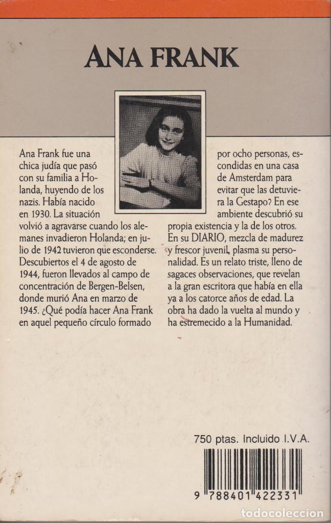 Libros de segunda mano: DIARIO. ANA FRANK - Foto 2