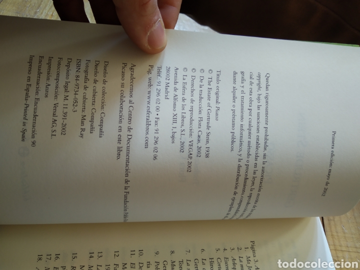 Libros de segunda mano: PICASSO. GERTUDE STEIN #1553 - Foto 3