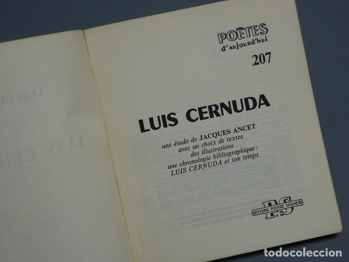 Libros de segunda mano: LUIS CERNUDA - JACQUES ANCT - PARIS 1972 - Foto 2