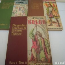 Libros de segunda mano: LOTE DE TRES LIBROS BIOGRAFIAS DE GRANDES FIGURAS. Lote 157274074