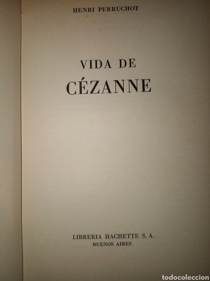 Libros de segunda mano: Vida de C&eacute;zanne. Henri Perruchot - Foto 4