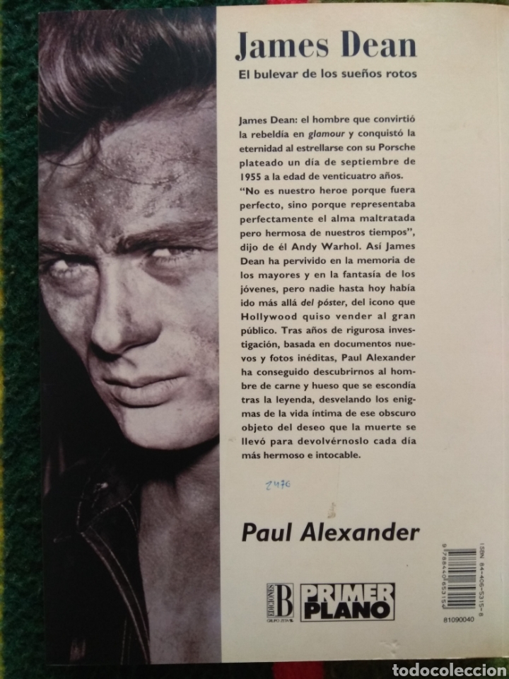 Libros de segunda mano: James Dean en el bulevar de los sue&ntilde;os rotos - Foto 2