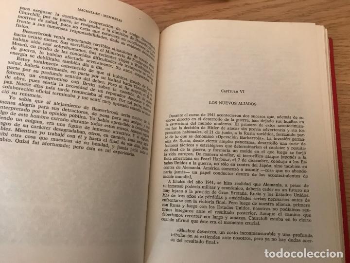 Libros de segunda mano: HAROLD MACMILLAN - MEMORIAS. 2 TOMOS. - Foto 2