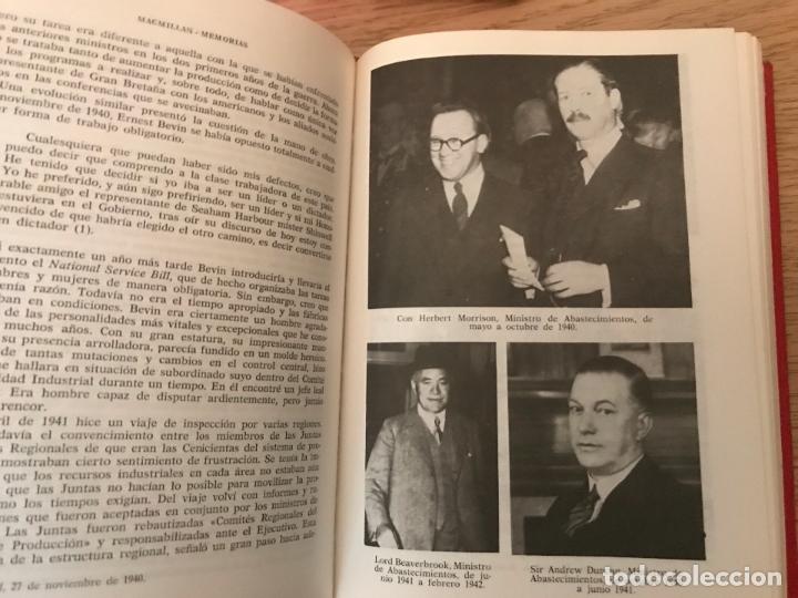 Libros de segunda mano: HAROLD MACMILLAN - MEMORIAS. 2 TOMOS. - Foto 3