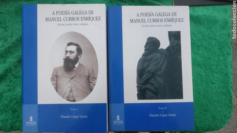 Libri di seconda mano: A poesia galega de Manuel Curros Enriquez, Elizardo L&oacute;pez Varela, 2 tomos