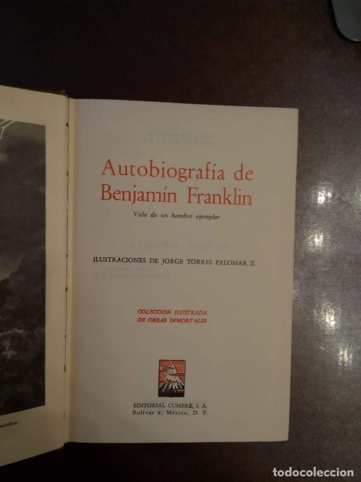 Libros de segunda mano: Benjam&iacute;n Franklin. AUTOBIOGRAF&Iacute;A - Foto 3