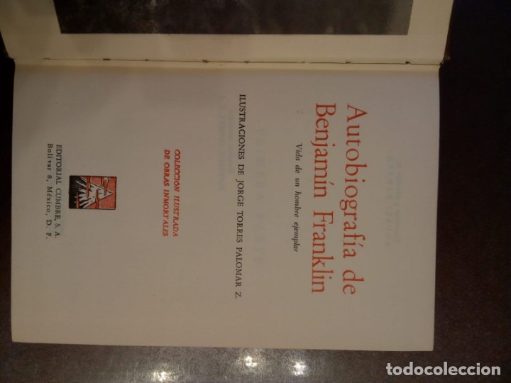 Libros de segunda mano: Benjam&iacute;n Franklin. AUTOBIOGRAF&Iacute;A - Foto 5