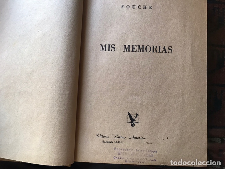 Libros de segunda mano: Fouch&eacute;. Mis memorias. M&eacute;xico - Foto 3