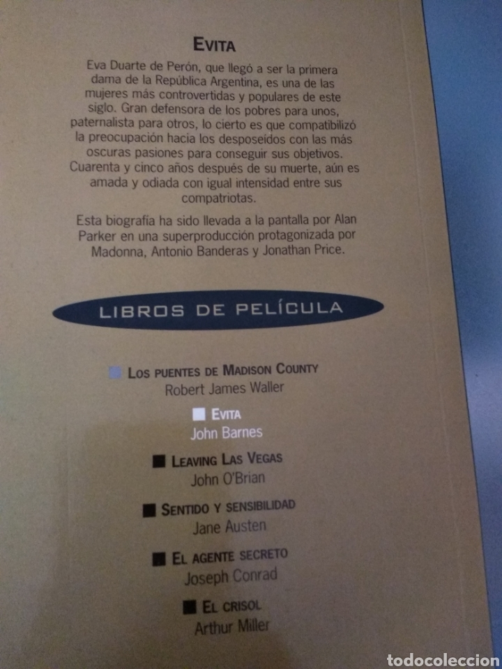 Libros de segunda mano: Evita. La biograf&iacute;a. John Barnes - Foto 2