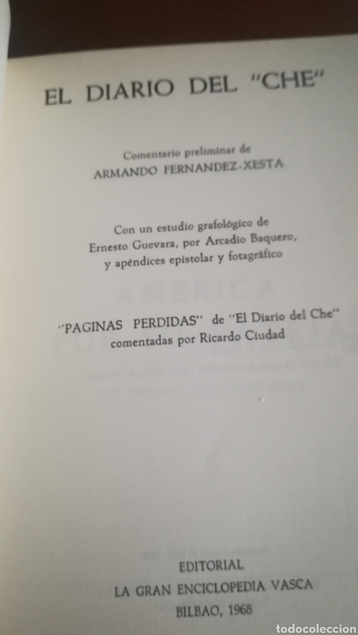 Libros de segunda mano: El Diario del Che, libro de 1968 - Foto 2