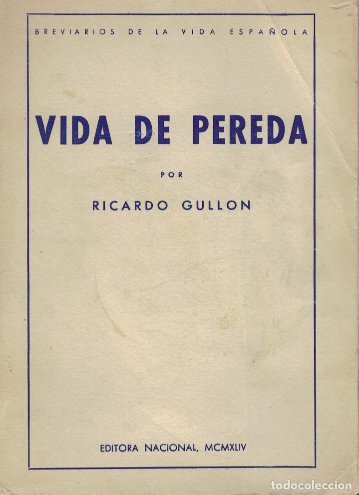 Libros de segunda mano: Vida de Pereda / Ricardo Gull&oacute;n - Foto 1