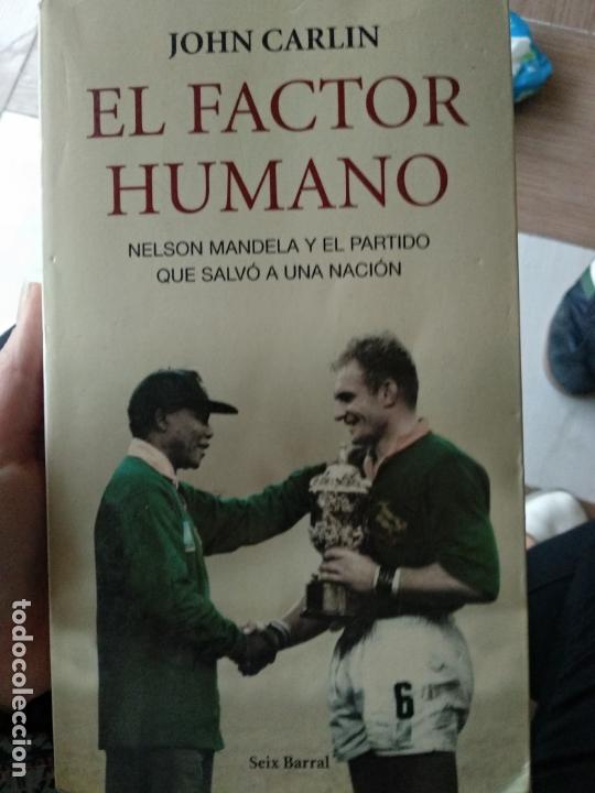 Libros de segunda mano: EL FACTOR HUMANO. JOHN CARLIN. INVICTUS - Foto 1
