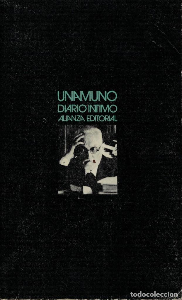Libros de segunda mano: Unamuno, Diario &iacute;ntimo - Foto 1