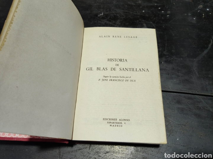 Libros de segunda mano: LIBRO HISTORIA DE GIL BLAS DE SANTILLANA - Foto 6