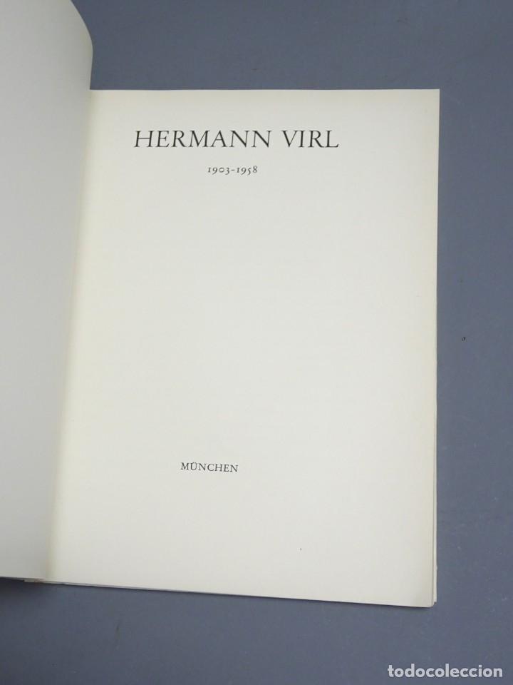 Libros de segunda mano: HERMANN VIRL 1903-1958 - M&Uuml;NCHEN - Foto 2