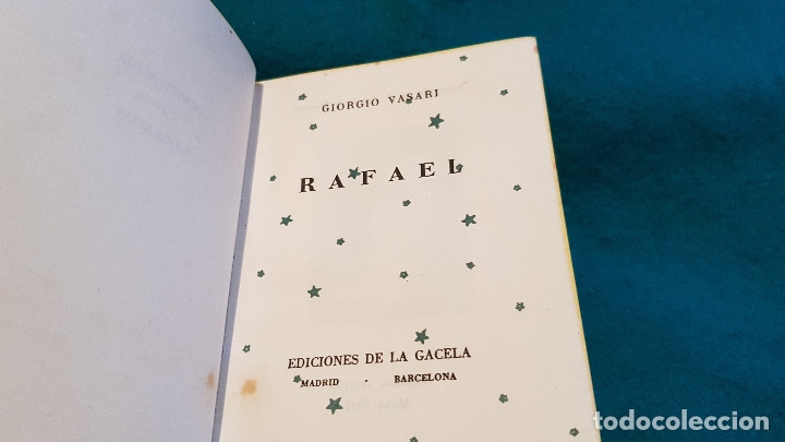 Libros de segunda mano: RAFAEL (1942) GIORGIO VASARI - Foto 5