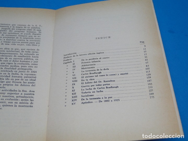 Libros de segunda mano: AUTOBIOGRAFIA .-  Annie Besant - Foto 3