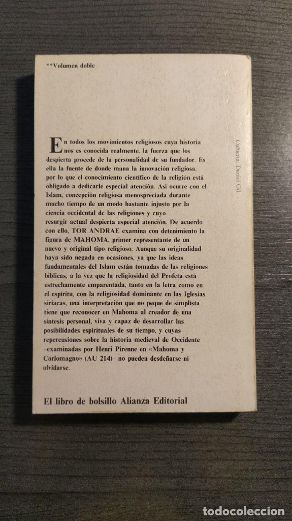 Libros de segunda mano: Mahoma. Tor Andrae. Alianza Editorial. - Foto 3