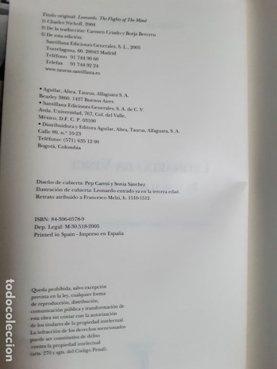 Libros de segunda mano: Leonardo el vuelo de la mente - Foto 3