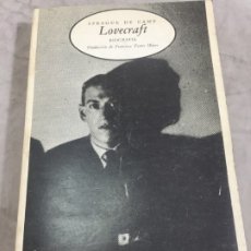 Libros de segunda mano: LOVECRAFT ( BIOGRAFÍA) SPRAGUE DE CAMP, ALFAGUARA, 1978. Lote 179218282