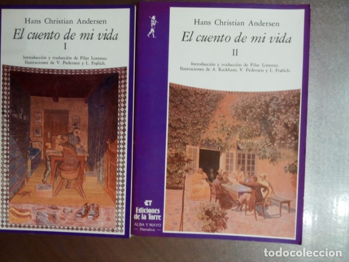 Libros de segunda mano: Hans Christian Andersen. EL CUENTO DE MI VIDA. 2 TOMOS - Foto 2