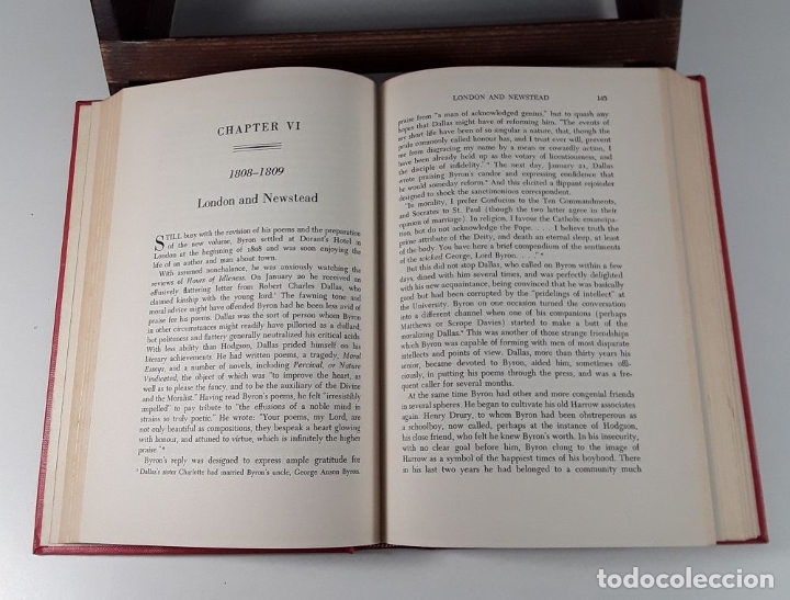 Libros de segunda mano: BYRON A BIOGRAPHY. TOMOS I, II Y III. LESLIE A. EDIT. J. MURRAY. LONDON. 1957. - Foto 6 - 180910695