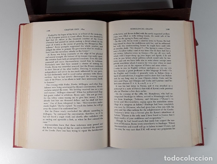 Libros de segunda mano: BYRON A BIOGRAPHY. TOMOS I, II Y III. LESLIE A. EDIT. J. MURRAY. LONDON. 1957. - Foto 9 - 180910695