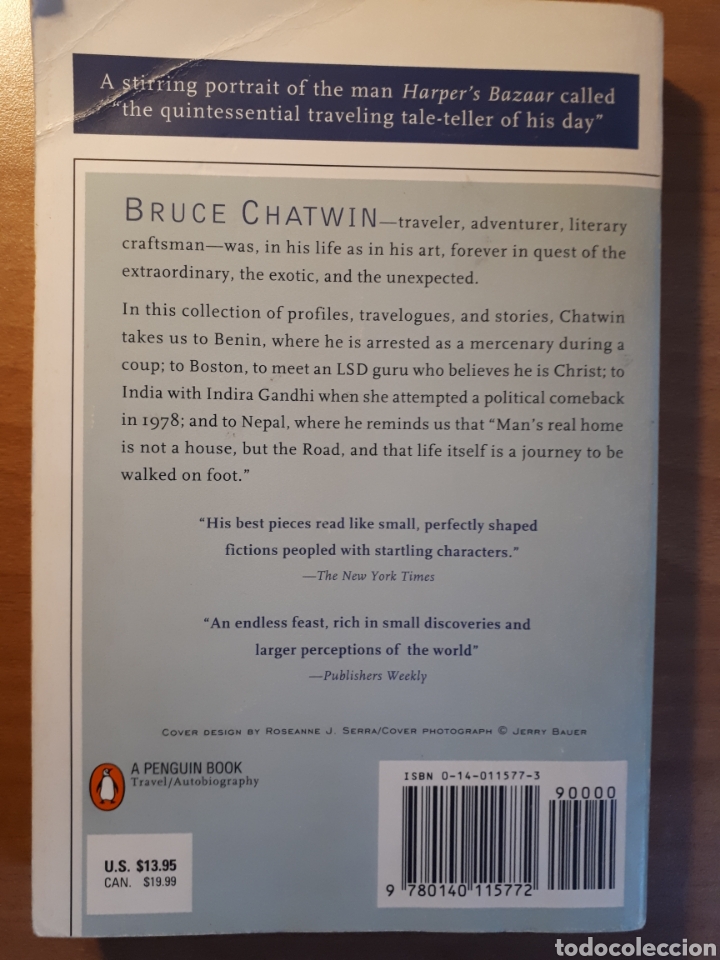 Libros de segunda mano: WHAT AM I DOING HERE. BRUCE CHATWIN - Foto 2