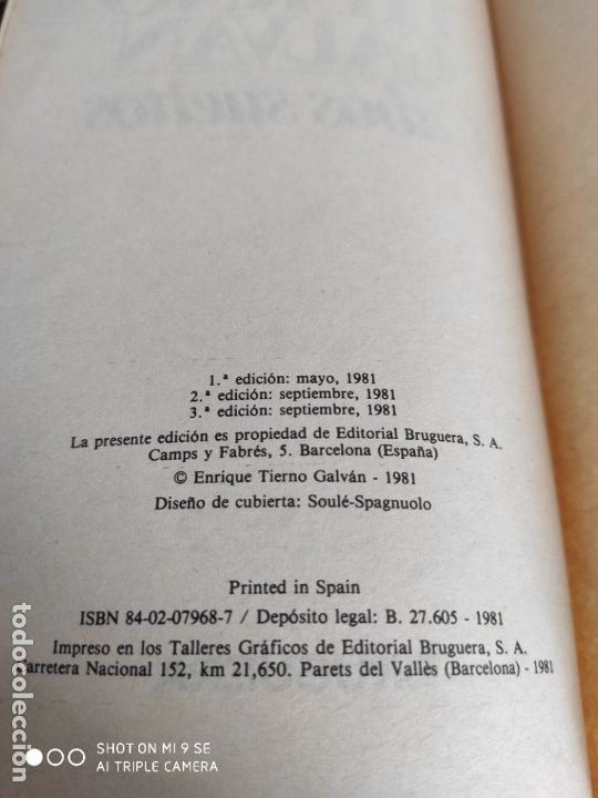 Libros de segunda mano: TIERNO GALVAN 1981. - Foto 5