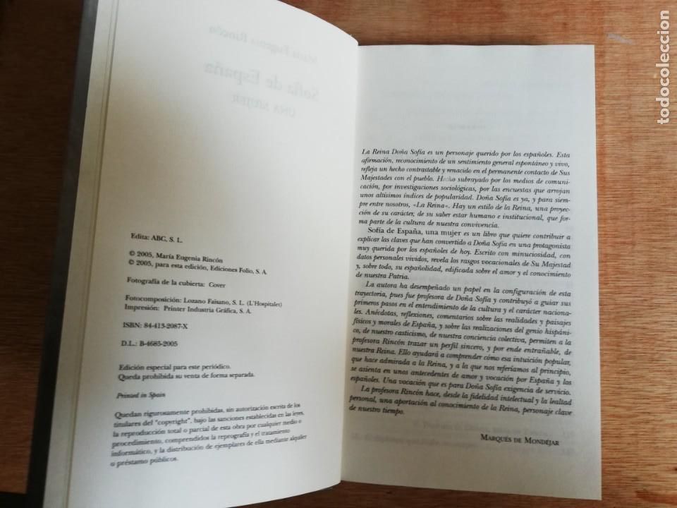 Libros de segunda mano: Sof&iacute;a de Espa&ntilde;a, una mujer. Mar&iacute;a Eugenia Rinc&oacute;n - Foto 2