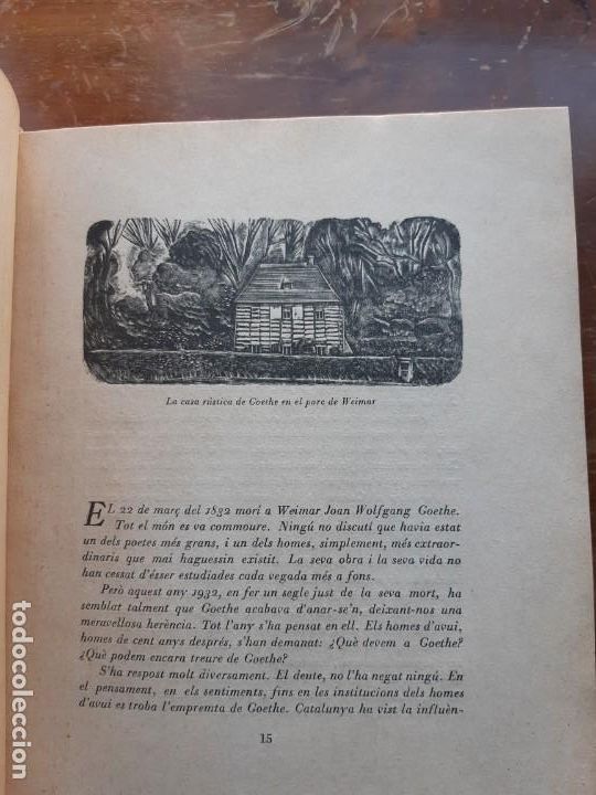 Libros de segunda mano: Goethe 1832-1932 catal&aacute;n - Foto 6