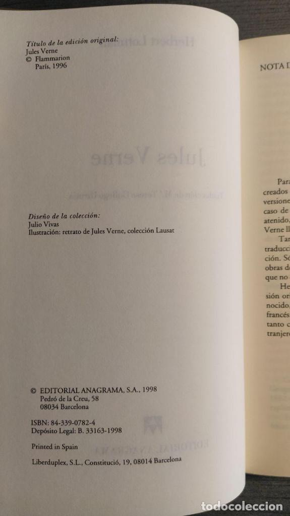 Libros de segunda mano: Jules Verne Herbert Lottman, Anagrama - Foto 9