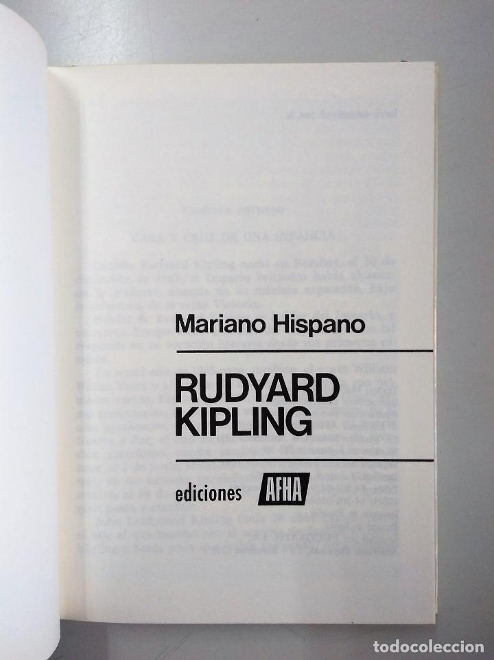 Libros de segunda mano: RUDYARD KIPLING | M. HISPANO | EDICIONES AFHA 1981 - Foto 3