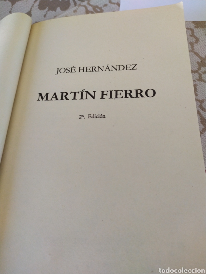 Libros de segunda mano: Martin fierro - Foto 3
