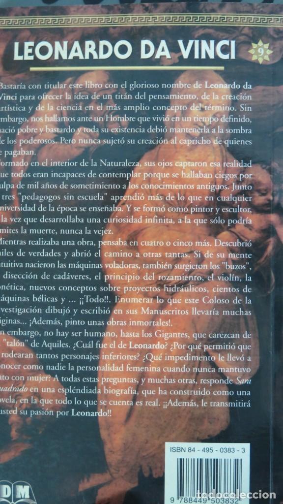 Libros de segunda mano: LEONARDO DA VINCI. SARA CUADRADO - Foto 3