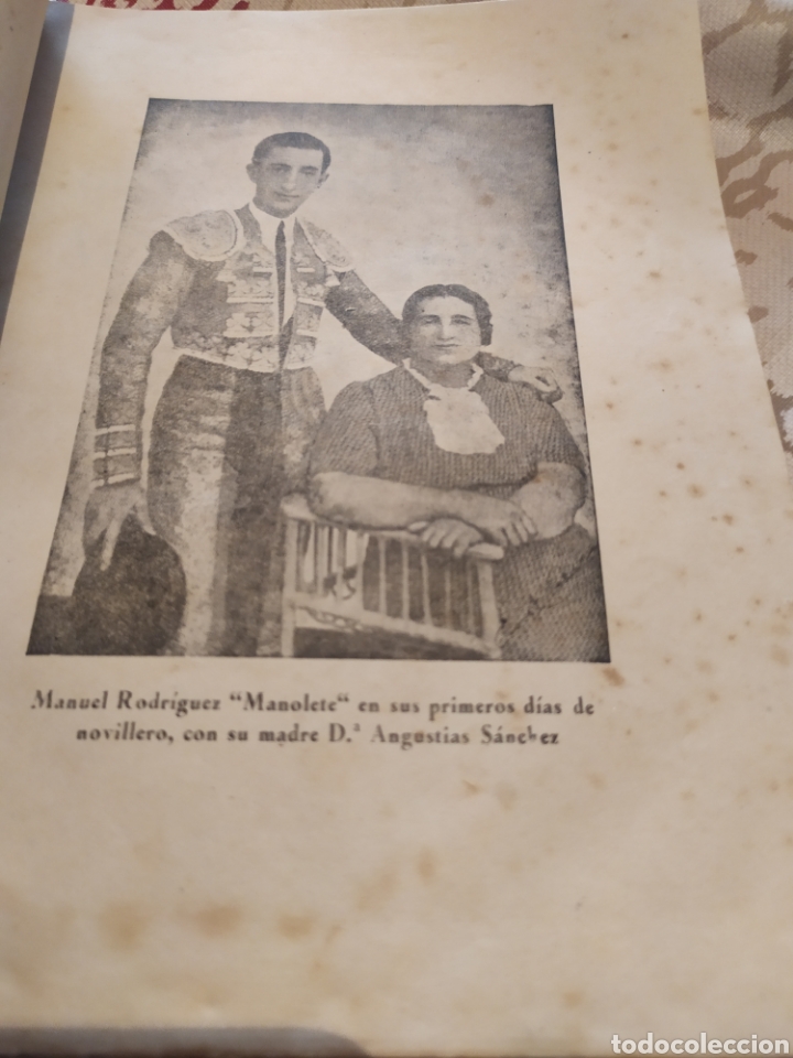 Libros de segunda mano: Gloria y tragedia de Manolete 1947 - Foto 2